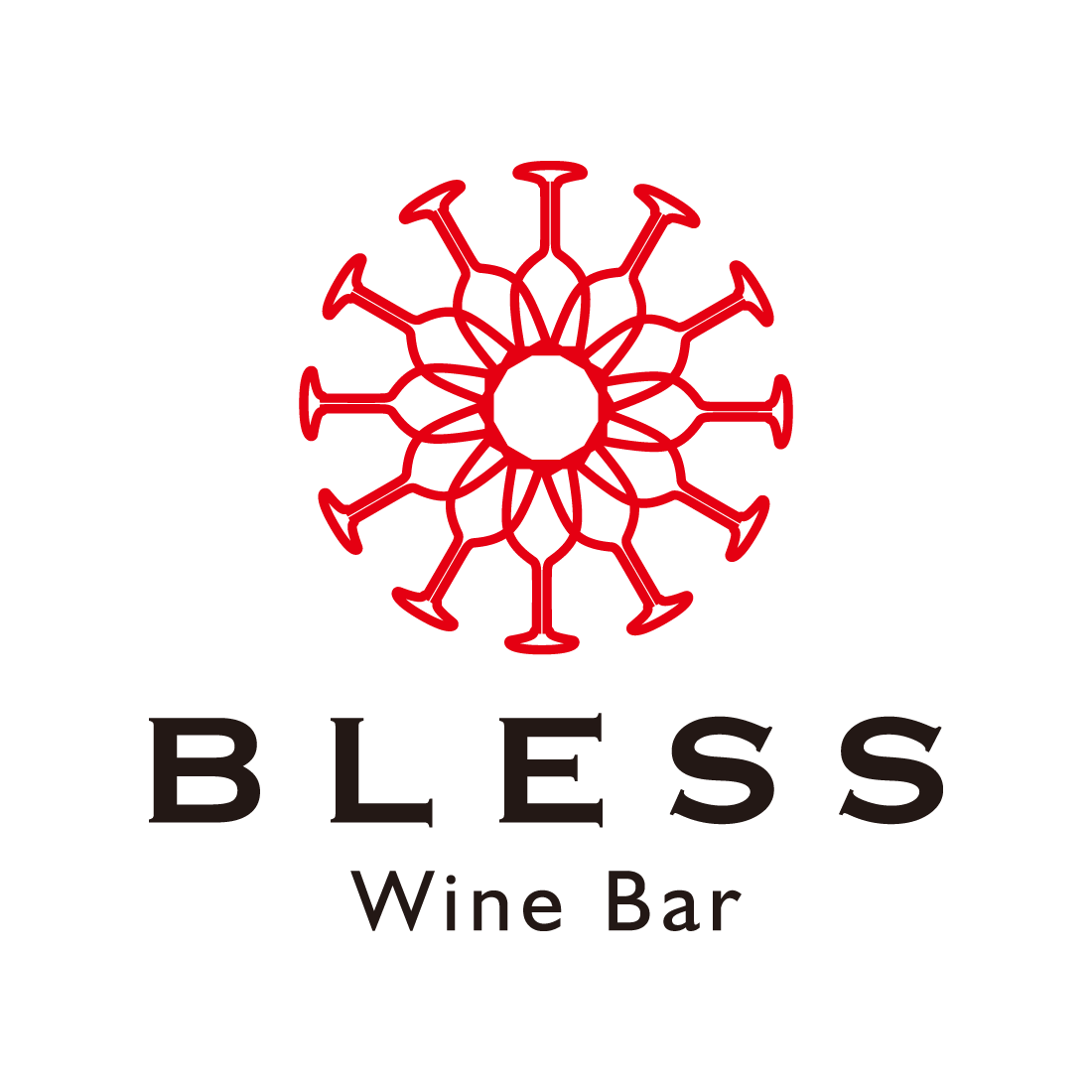 Wine Bar BLESSのロゴマーク