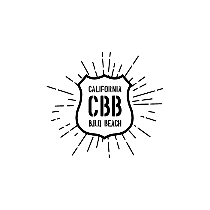 California B.B.Q BEACHのロゴマーク