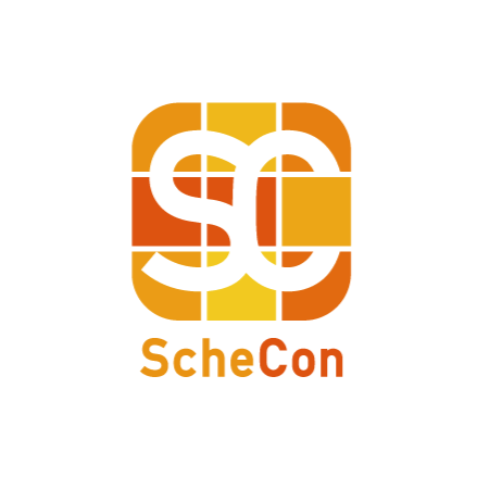 ScheCon（スケコン）のロゴマーク