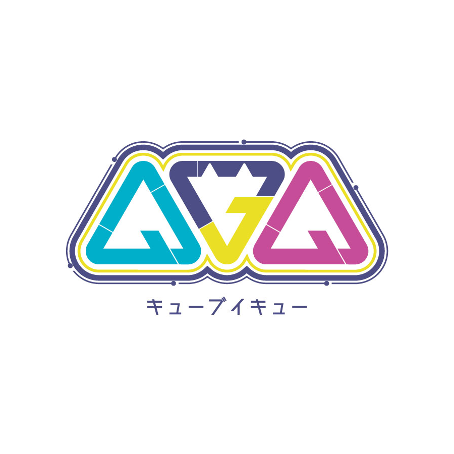 保護猫アイドルグループ「QvQ」のロゴマーク